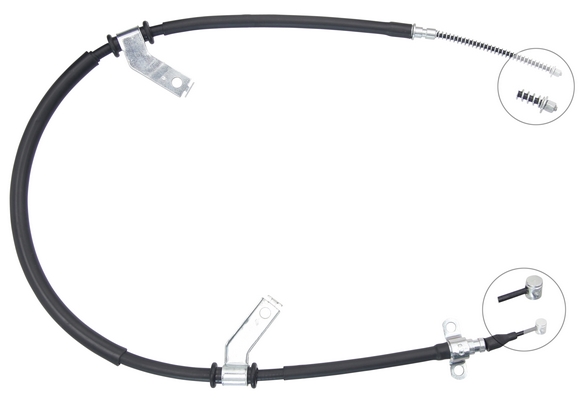 Tirette à câble, frein de stationnement | F.BECKER_LINE