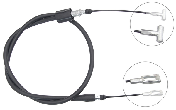 Tirette à câble, frein de stationnement | F.BECKER_LINE