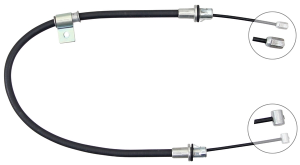 Tirette à câble, frein de stationnement | F.BECKER_LINE