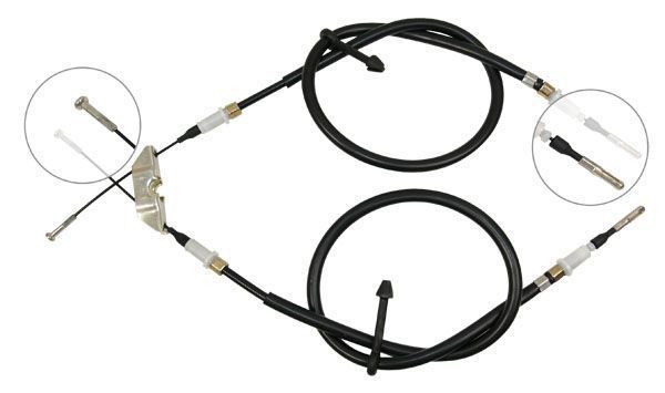 Tirette à câble, frein de stationnement | F.BECKER_LINE