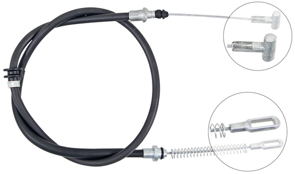 Tirette à câble, frein de stationnement | F.BECKER_LINE