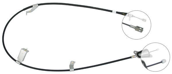 Tirette à câble, frein de stationnement | F.BECKER_LINE