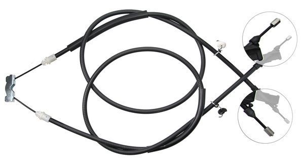 Tirette à câble, frein de stationnement | F.BECKER_LINE