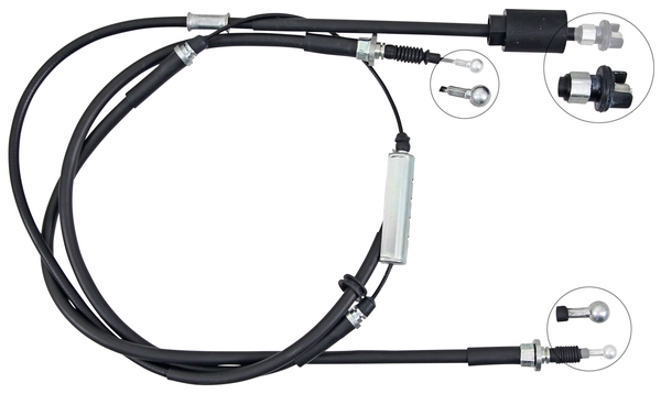 Tirette à câble, frein de stationnement | F.BECKER_LINE