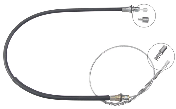 Tirette à câble, frein de stationnement | F.BECKER_LINE