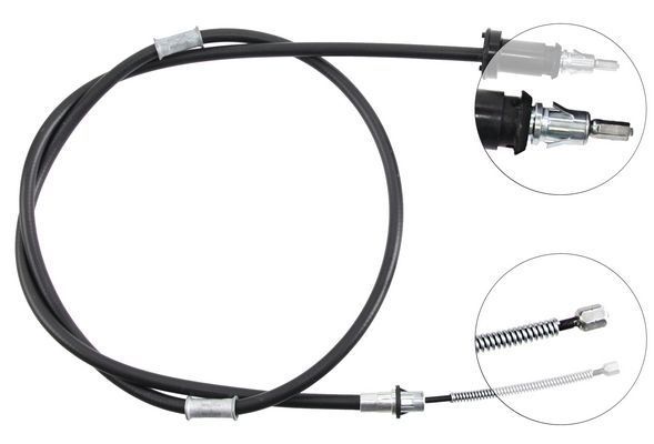 Tirette à câble, frein de stationnement | F.BECKER_LINE