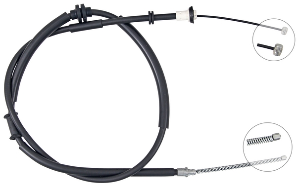 Tirette à câble, frein de stationnement | F.BECKER_LINE