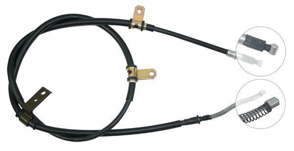 Tirette à câble, frein de stationnement | F.BECKER_LINE