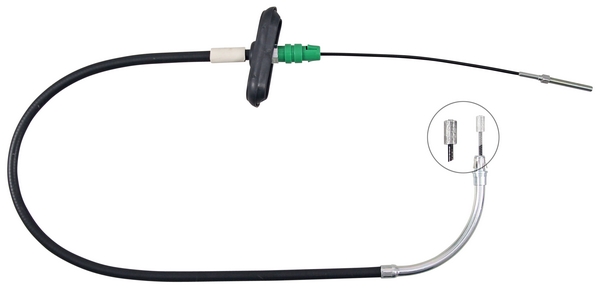 Tirette à câble, frein de stationnement | F.BECKER_LINE