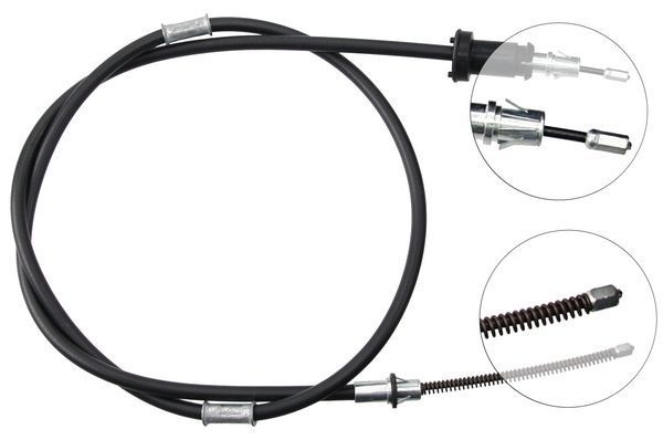 Tirette à câble, frein de stationnement | F.BECKER_LINE