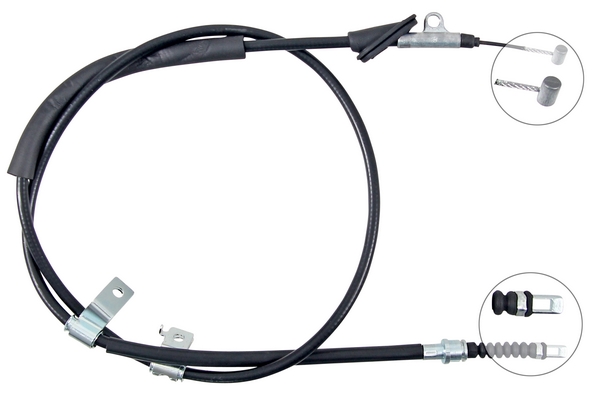 Tirette à câble, frein de stationnement | F.BECKER_LINE