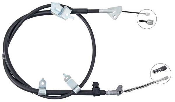 Tirette à câble, frein de stationnement | F.BECKER_LINE