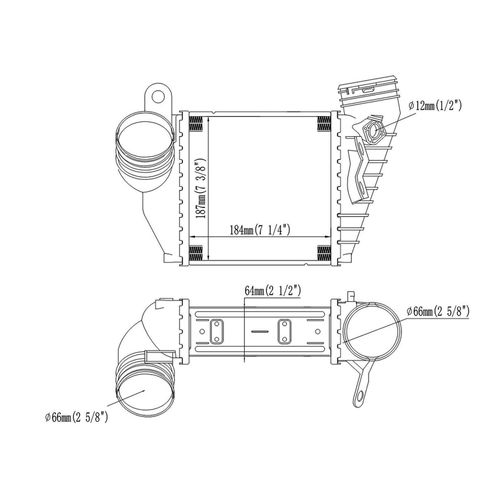 Image du produit pour Intercooler, échangeur