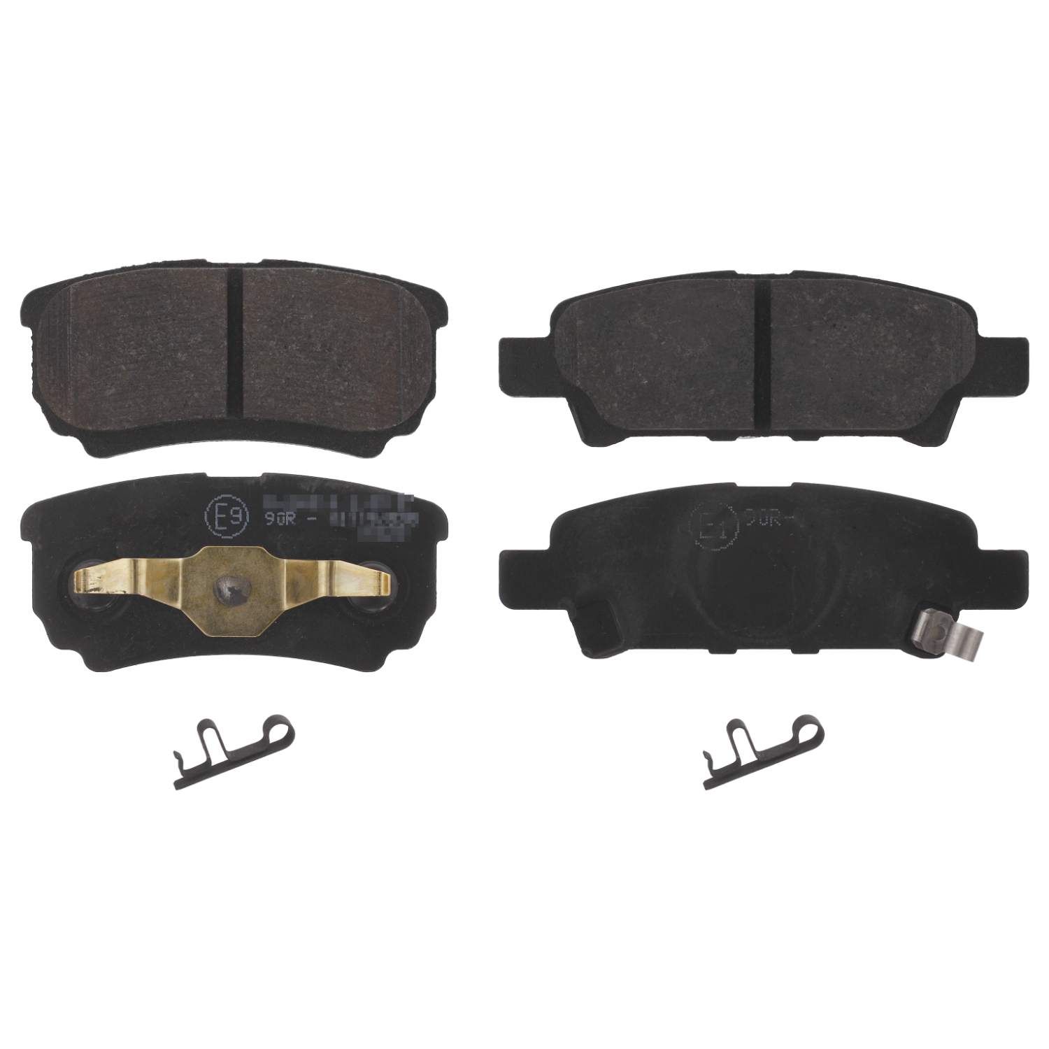 Jeu de 4 plaquettes de frein | BLUE PRINT