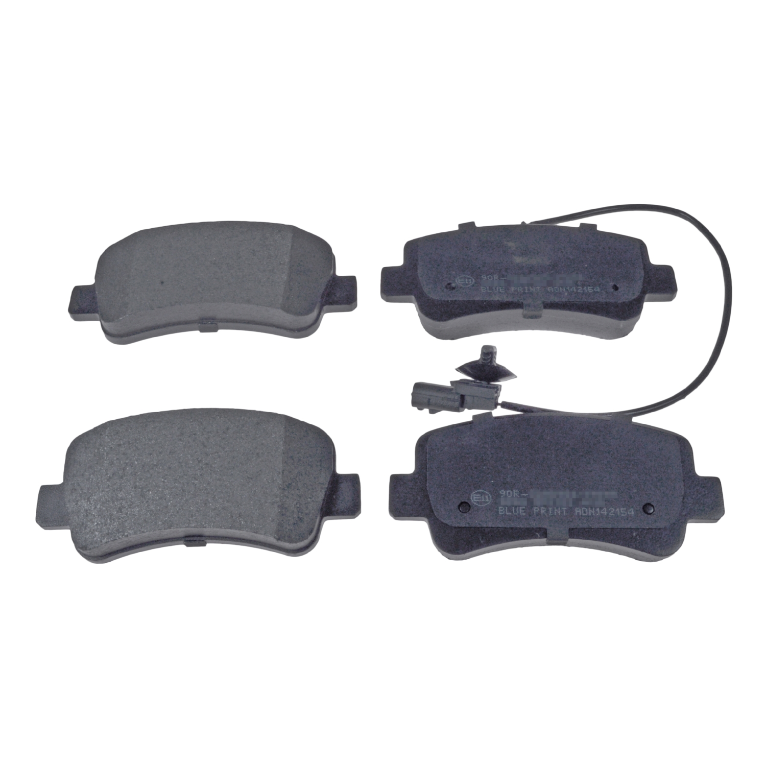 Jeu de 4 plaquettes de frein | BLUE PRINT