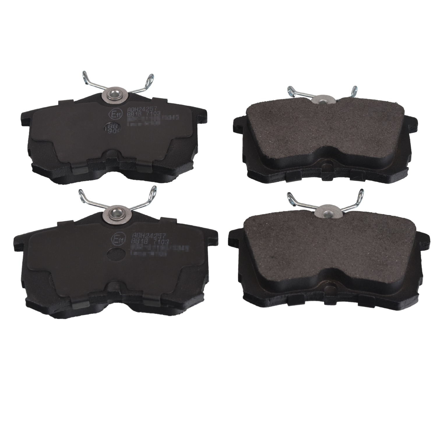 Jeu de 4 plaquettes de frein | BLUE PRINT