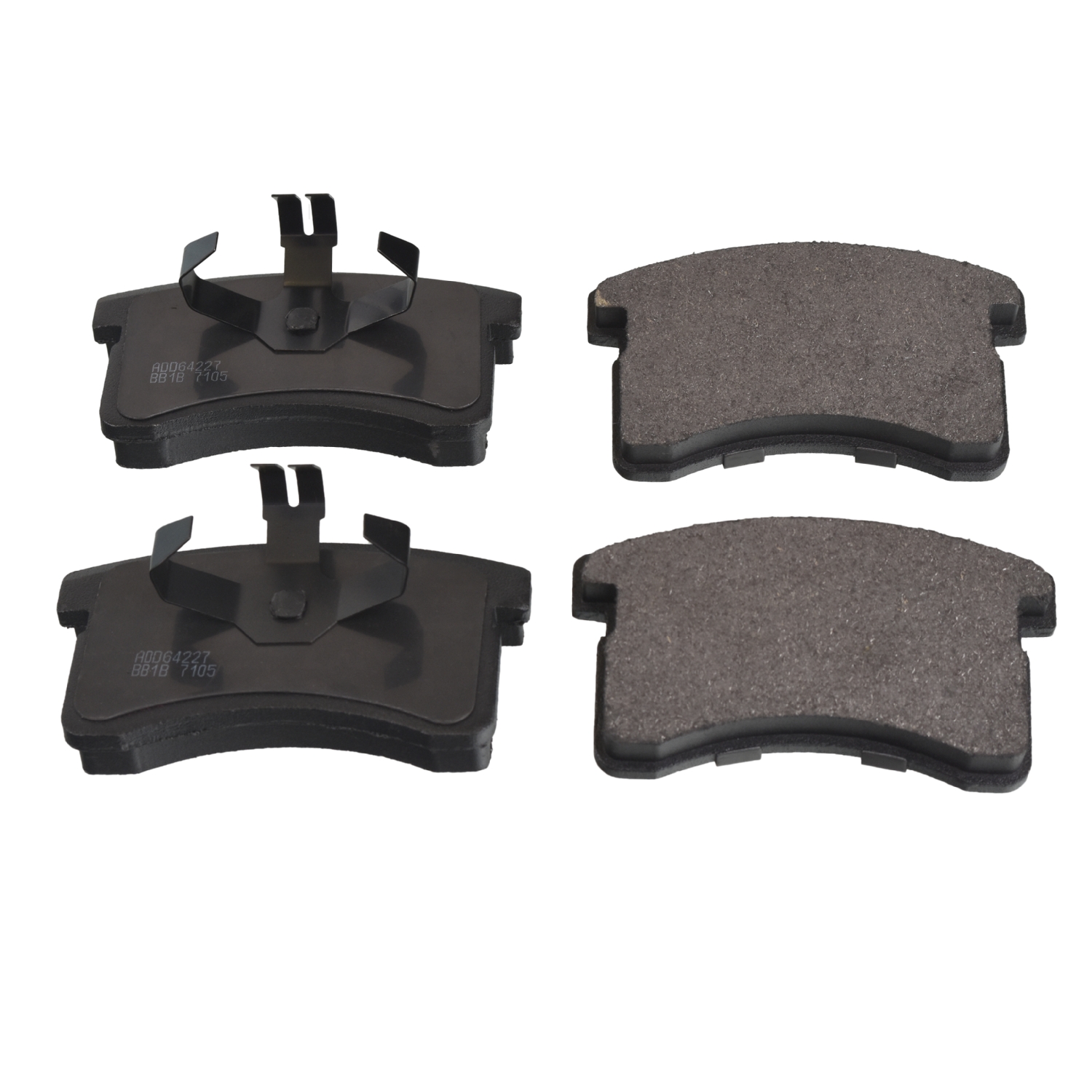 Jeu de 4 plaquettes de frein | BLUE PRINT