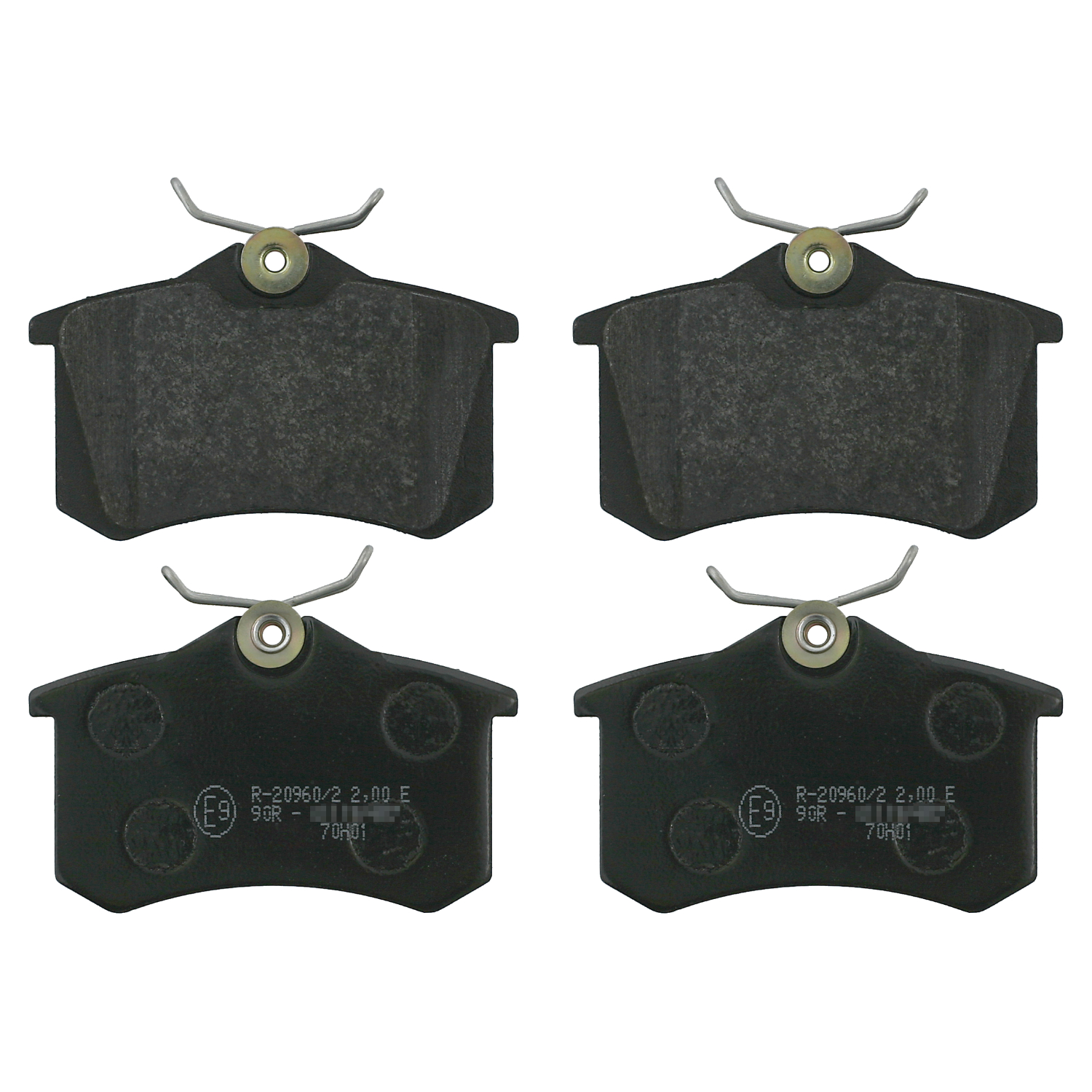 Jeu de 4 plaquettes de frein | BLUE PRINT