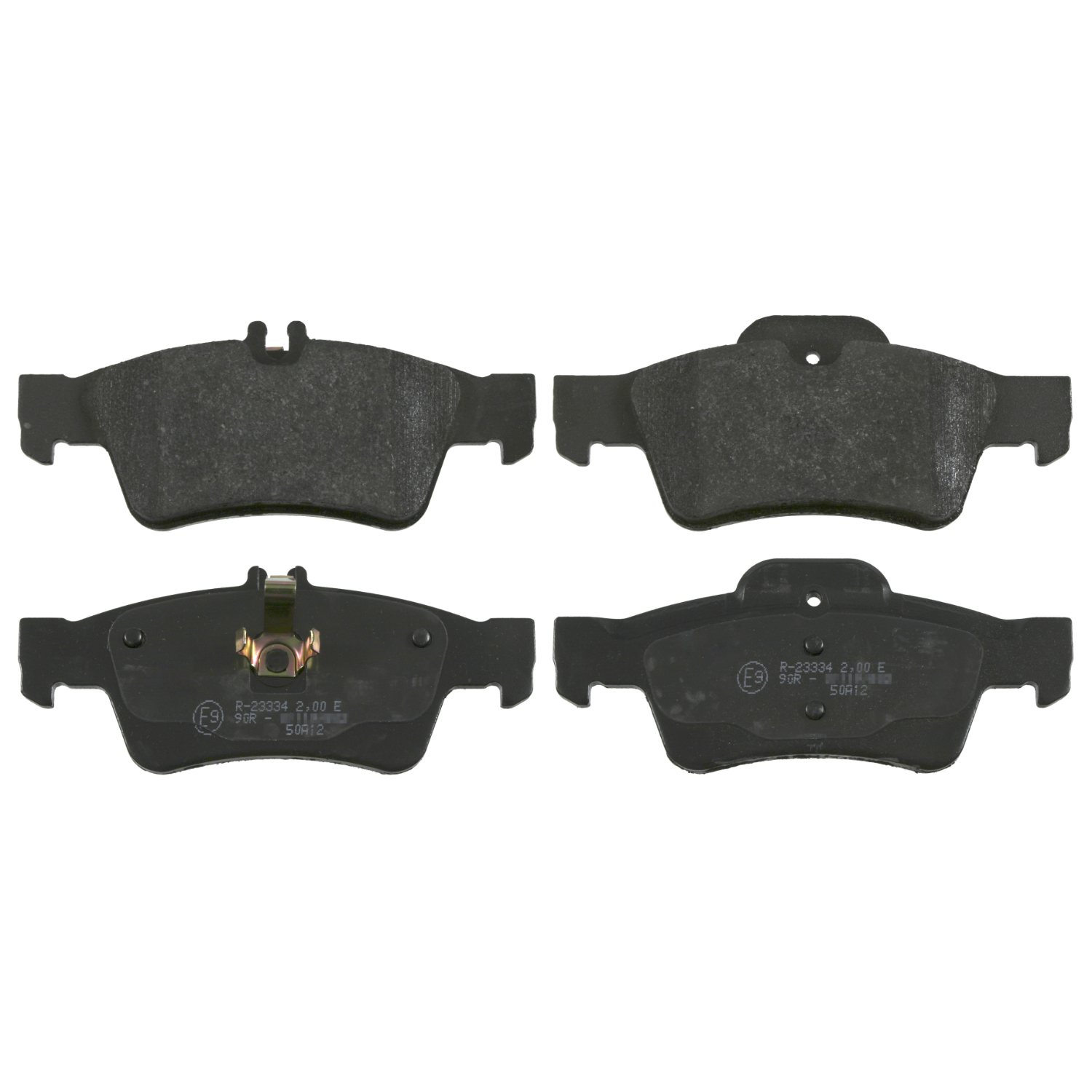 Jeu de 4 plaquettes de frein | BLUE PRINT