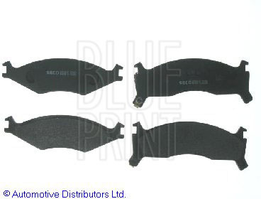 Jeu de 4 plaquettes de frein | BLUE PRINT