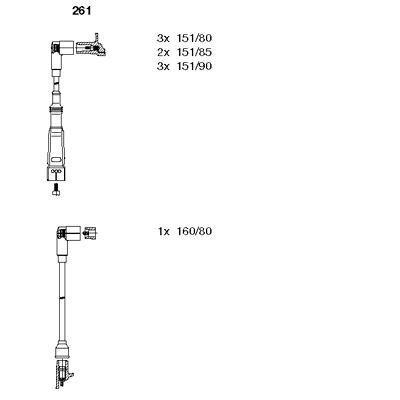 Kit de câbles d'allumage | BREMI