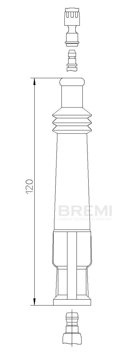 Image du produit pour Fiche, bougie d'allumage