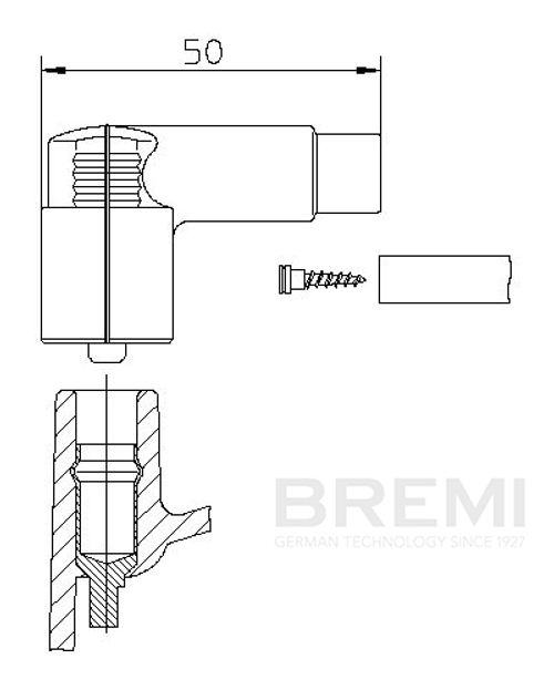 Image du produit pour Fiche, bobine d'allumage