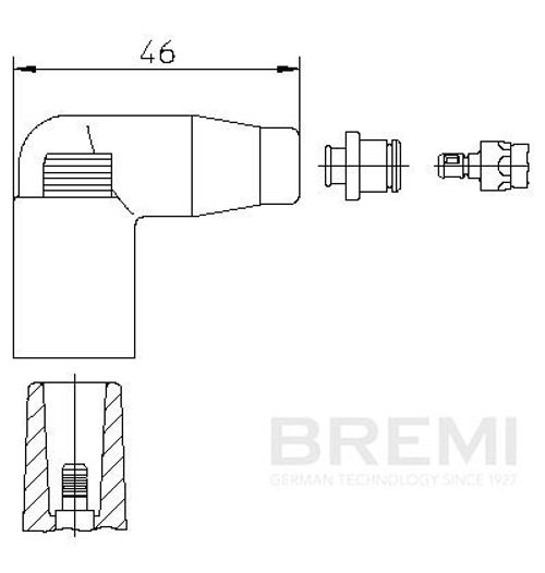 Image du produit pour Fiche, bobine d'allumage