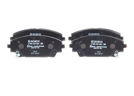 Jeu de 4 plaquettes de frein | BOSCH
