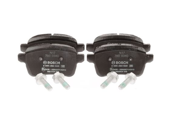 Jeu de 4 plaquettes de frein | BOSCH