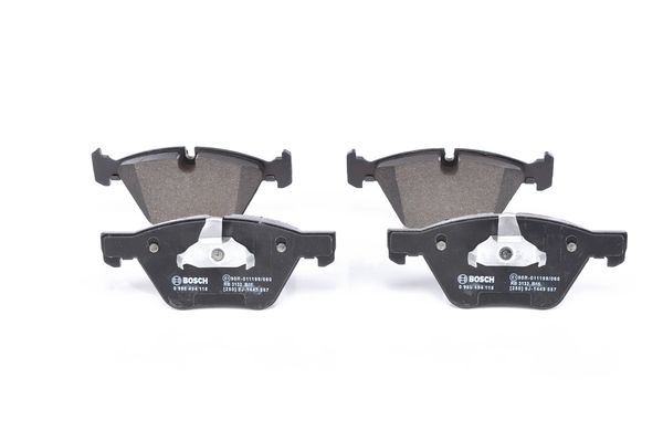 Jeu de 4 plaquettes de frein | BOSCH