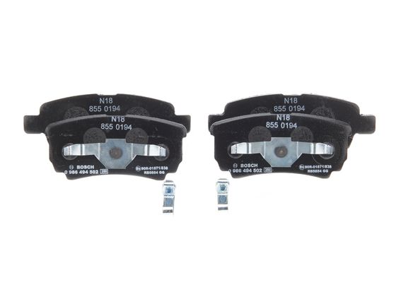 Jeu de 4 plaquettes de frein | BOSCH