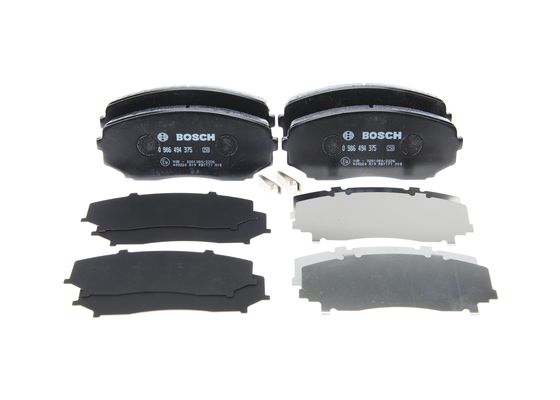 Jeu de 4 plaquettes de frein | BOSCH