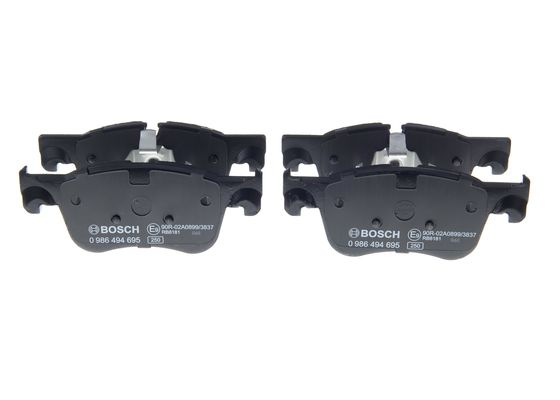 Jeu de 4 plaquettes de frein | BOSCH