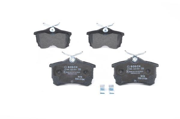 Jeu de 4 plaquettes de frein | BOSCH