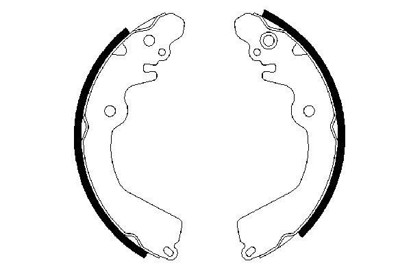 Jeu de mâchoires de frein | BOSCH