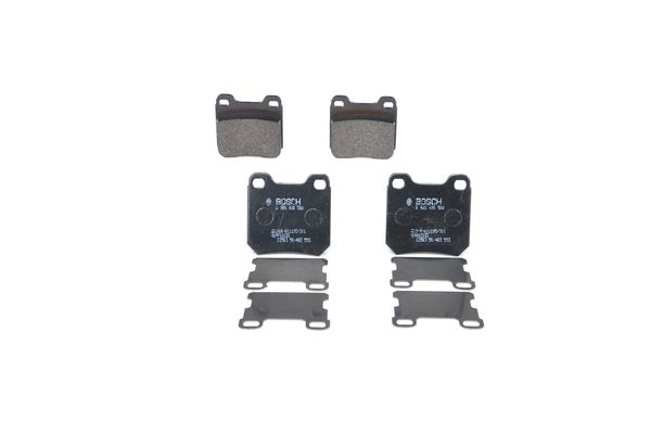 Jeu de 4 plaquettes de frein | BOSCH