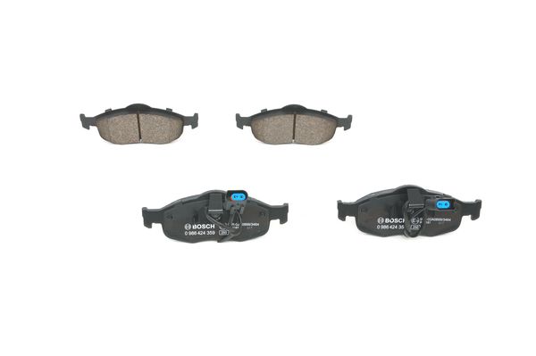 Jeu de 4 plaquettes de frein | BOSCH