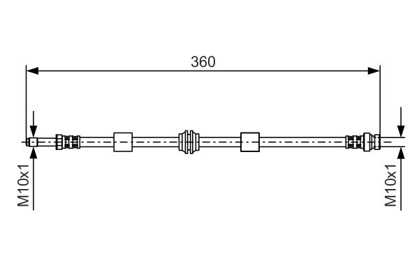 Flexible de frein | BOSCH