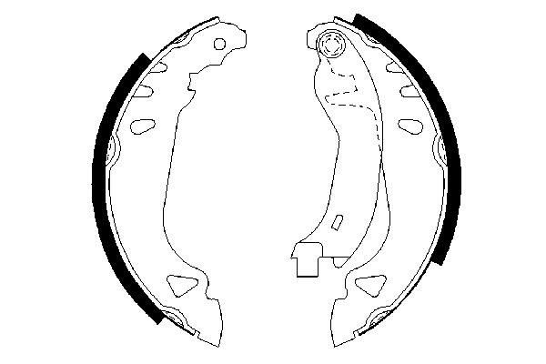 Jeu de mâchoires de frein | BOSCH