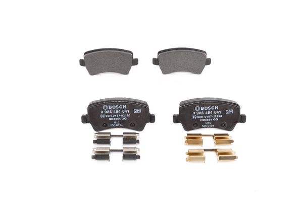 Jeu de 4 plaquettes de frein | BOSCH