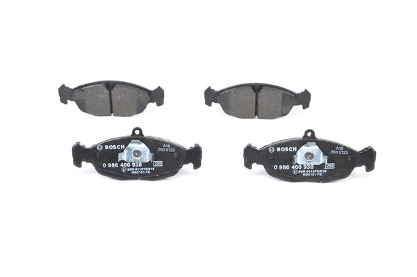 Jeu de 4 plaquettes de frein | BOSCH