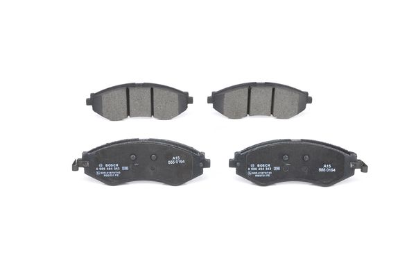 Jeu de 4 plaquettes de frein | BOSCH