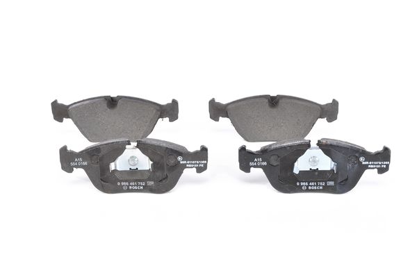 Jeu de 4 plaquettes de frein | BOSCH