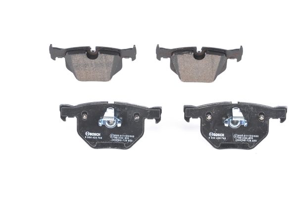 Jeu de 4 plaquettes de frein | BOSCH