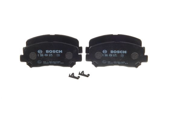 Jeu de 4 plaquettes de frein | BOSCH