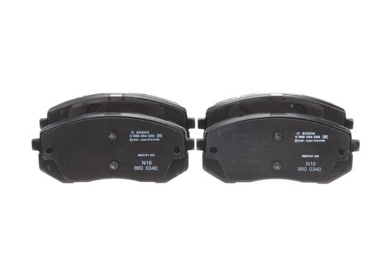 Jeu de 4 plaquettes de frein | BOSCH