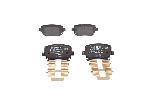 Jeu de 4 plaquettes de frein | BOSCH