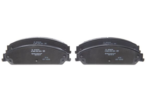Jeu de 4 plaquettes de frein | BOSCH