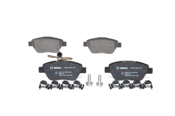 Jeu de 4 plaquettes de frein | BOSCH